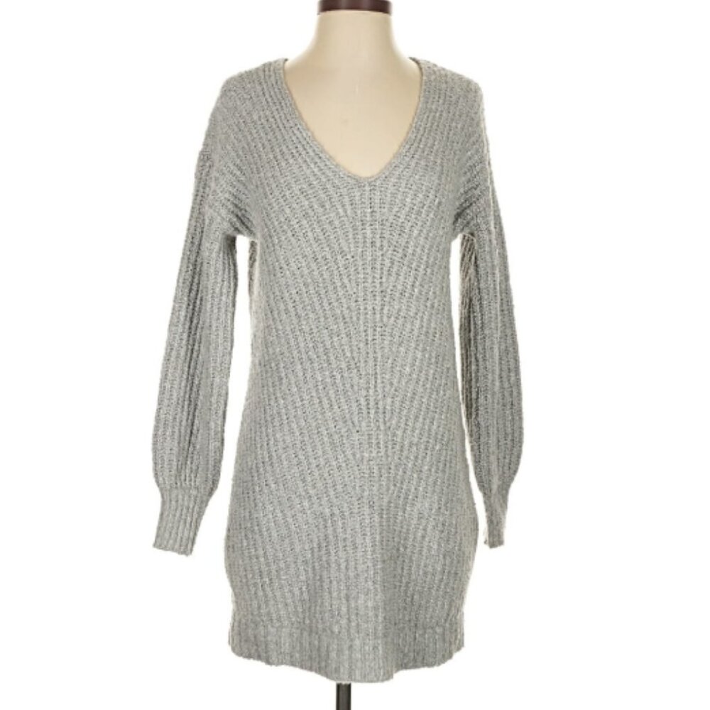 American Eagle Outfitters Gray Sweater Dress